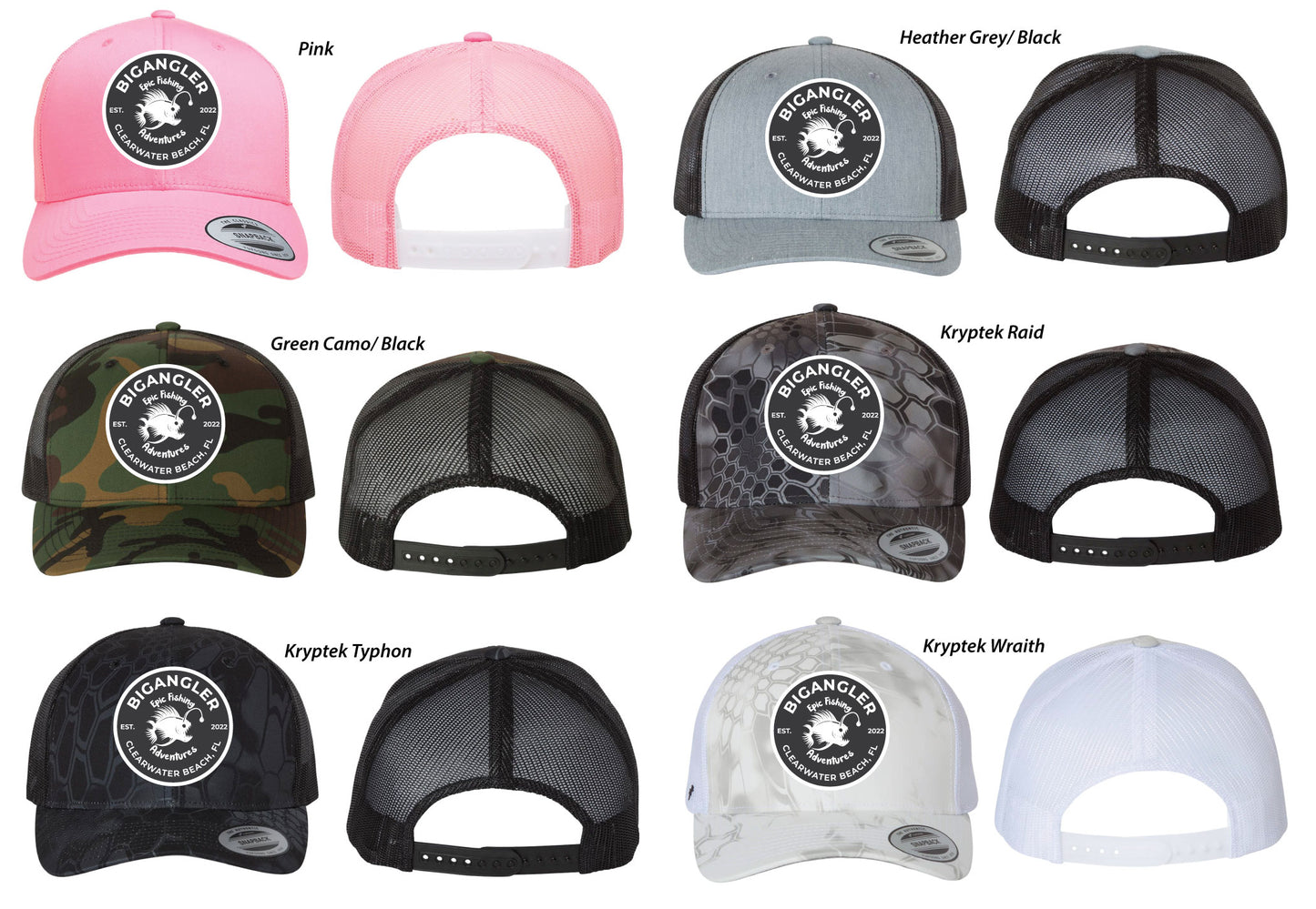 BigAngler Mesh Hats
