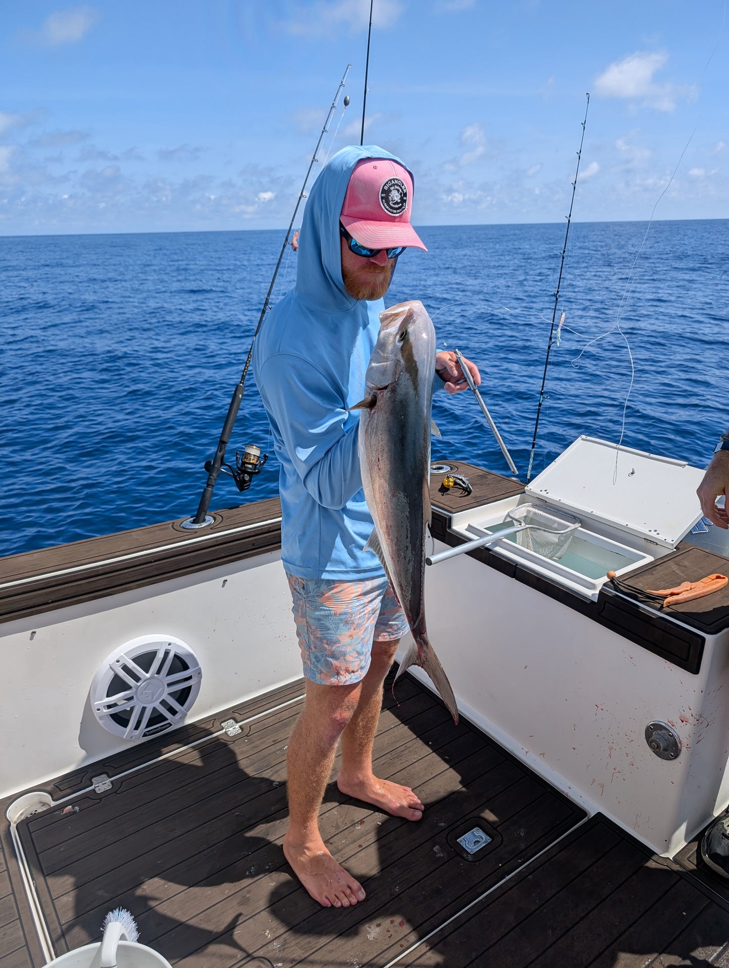 BigAngler Pink Mesh Hats (6-panel)