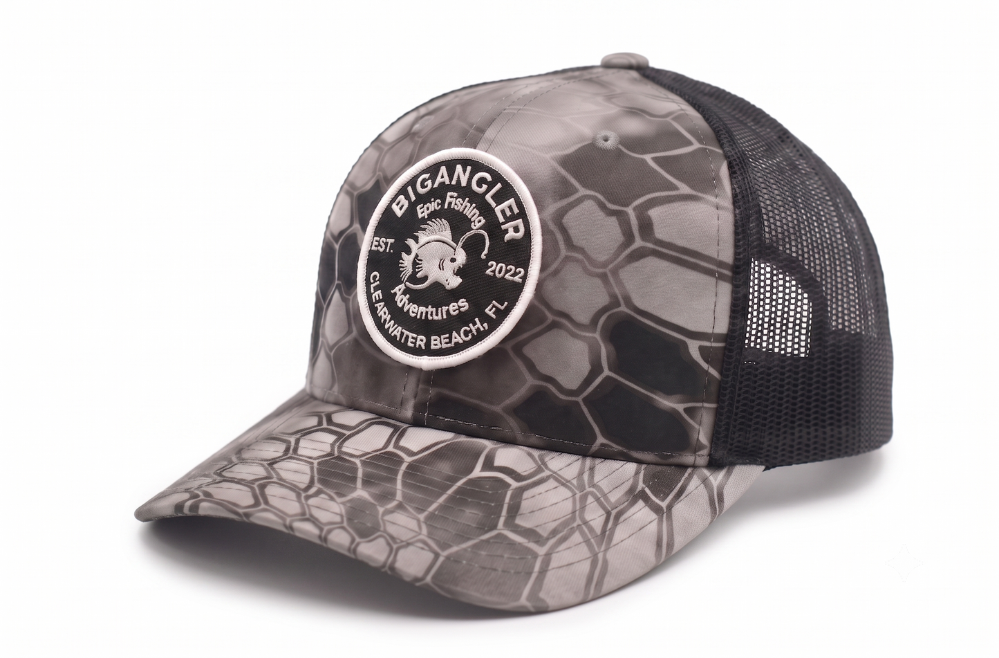 BigAngler Kryptek Raid Mesh Hat (6-panel)