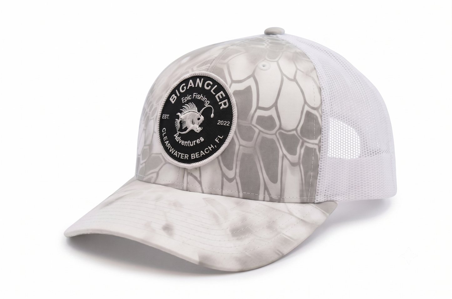 BigAngler Kryptek Wraith Mesh Hats (6-panel)